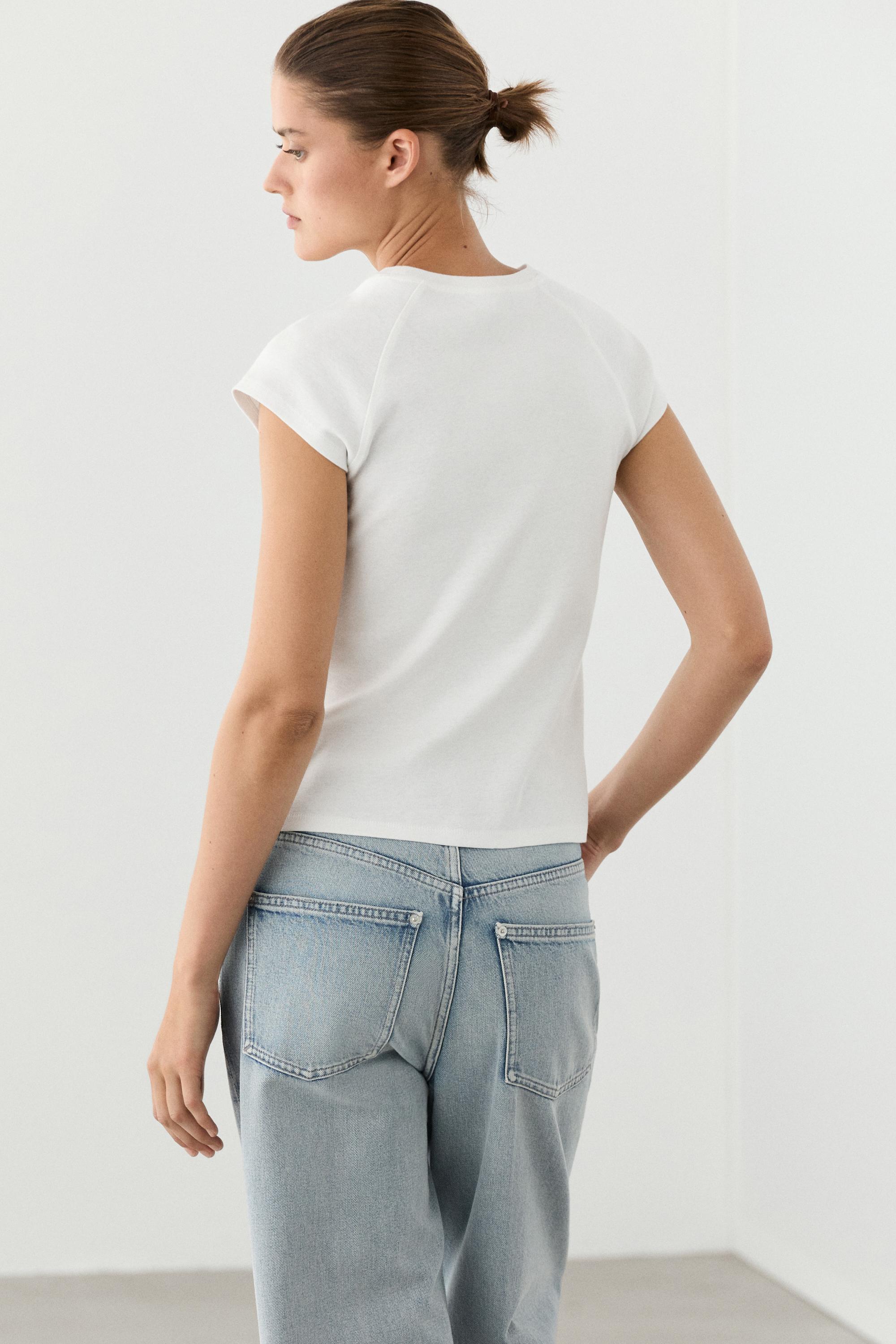 T-shirt manches courtes raglan coton